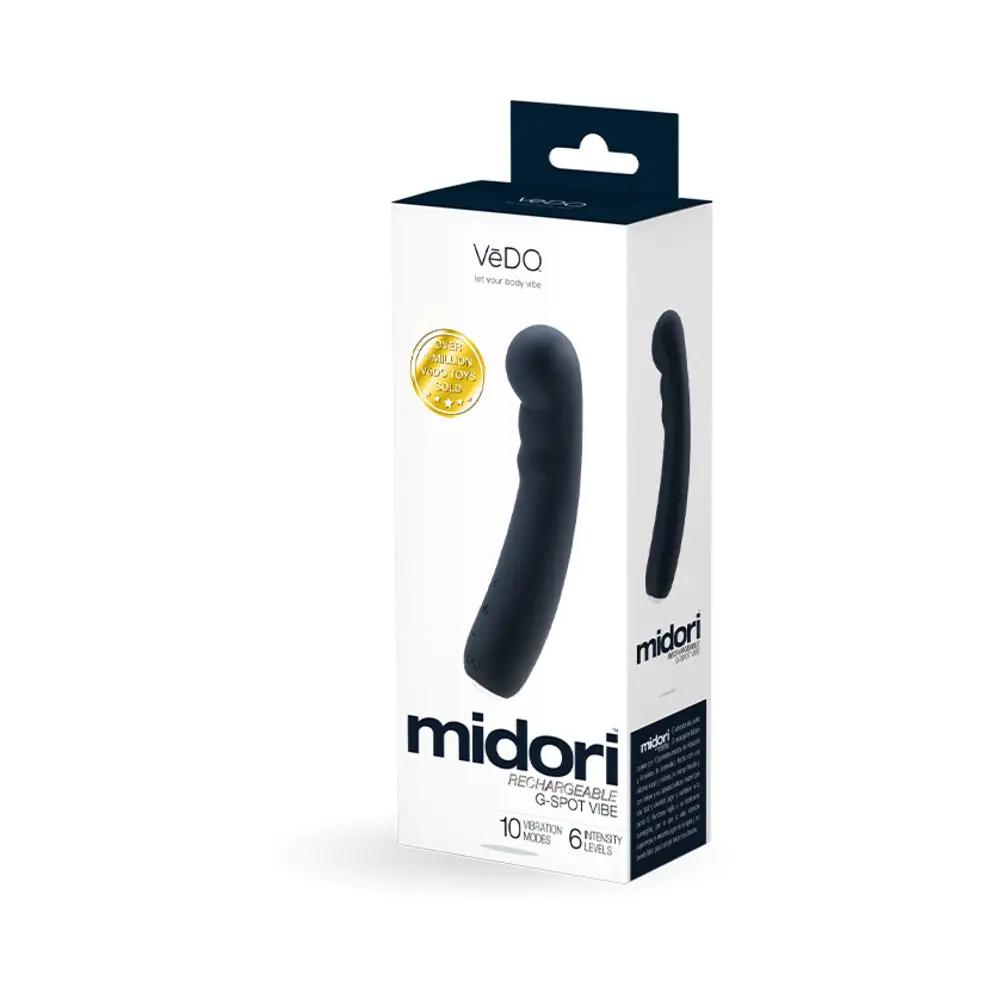 VeDO Midori Rechargeable G-Spot Vibe Just Black by VeDO