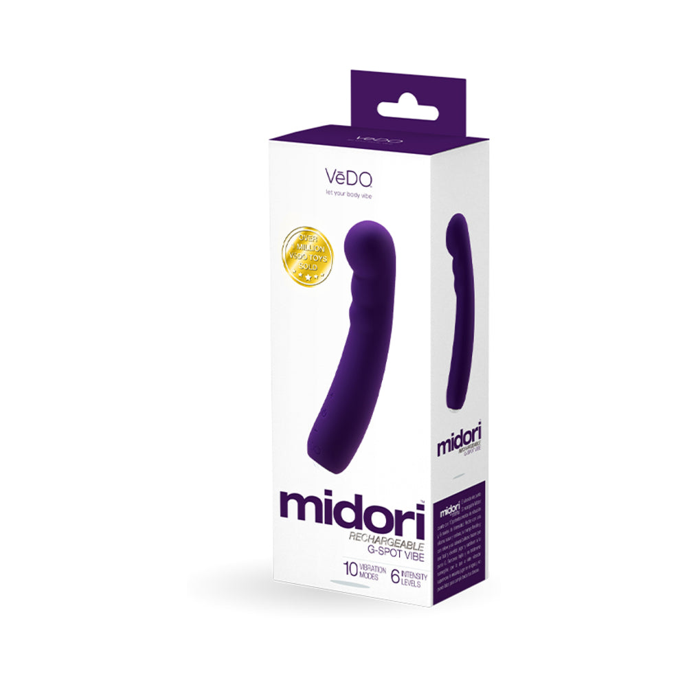 VeDO Midori Rechargeable G-Spot Vibe Deep Purple by VeDO
