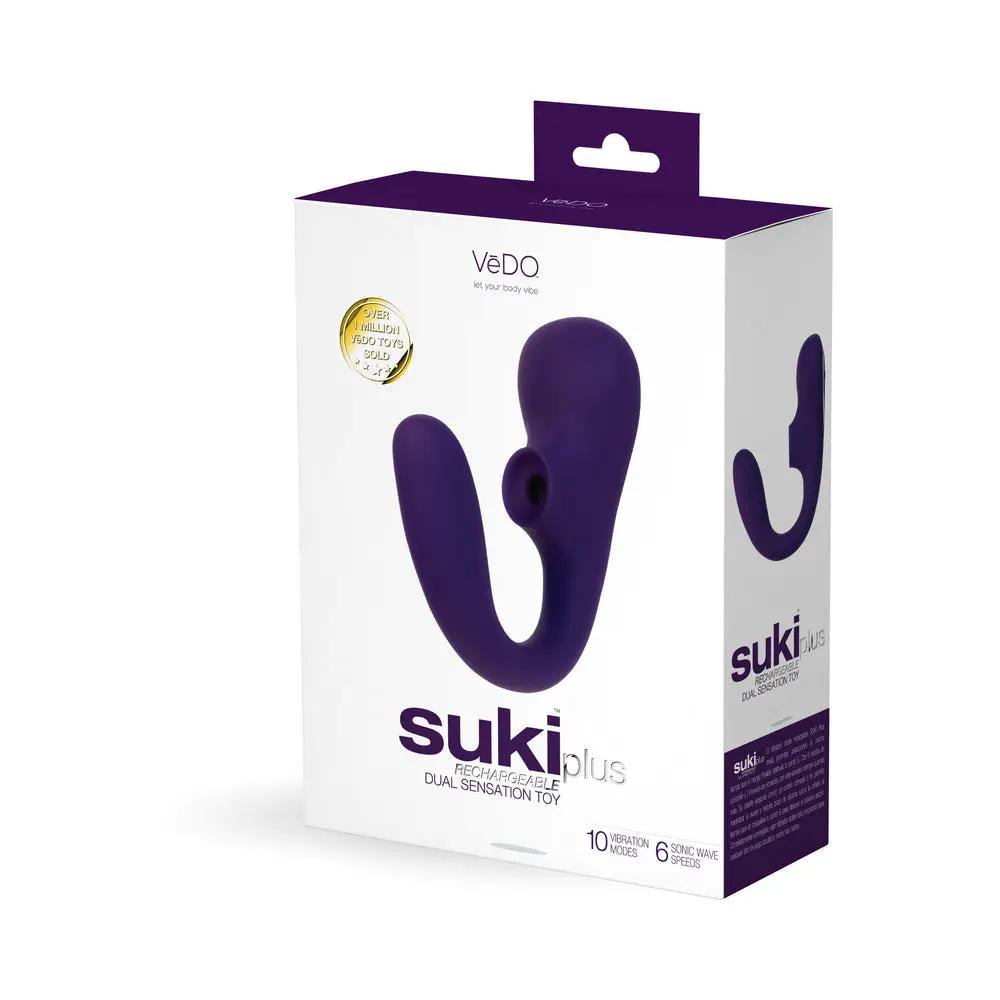VeDO Suki Plus Rechargeable Dual Sonic Vibe Deep Purple by VeDO
