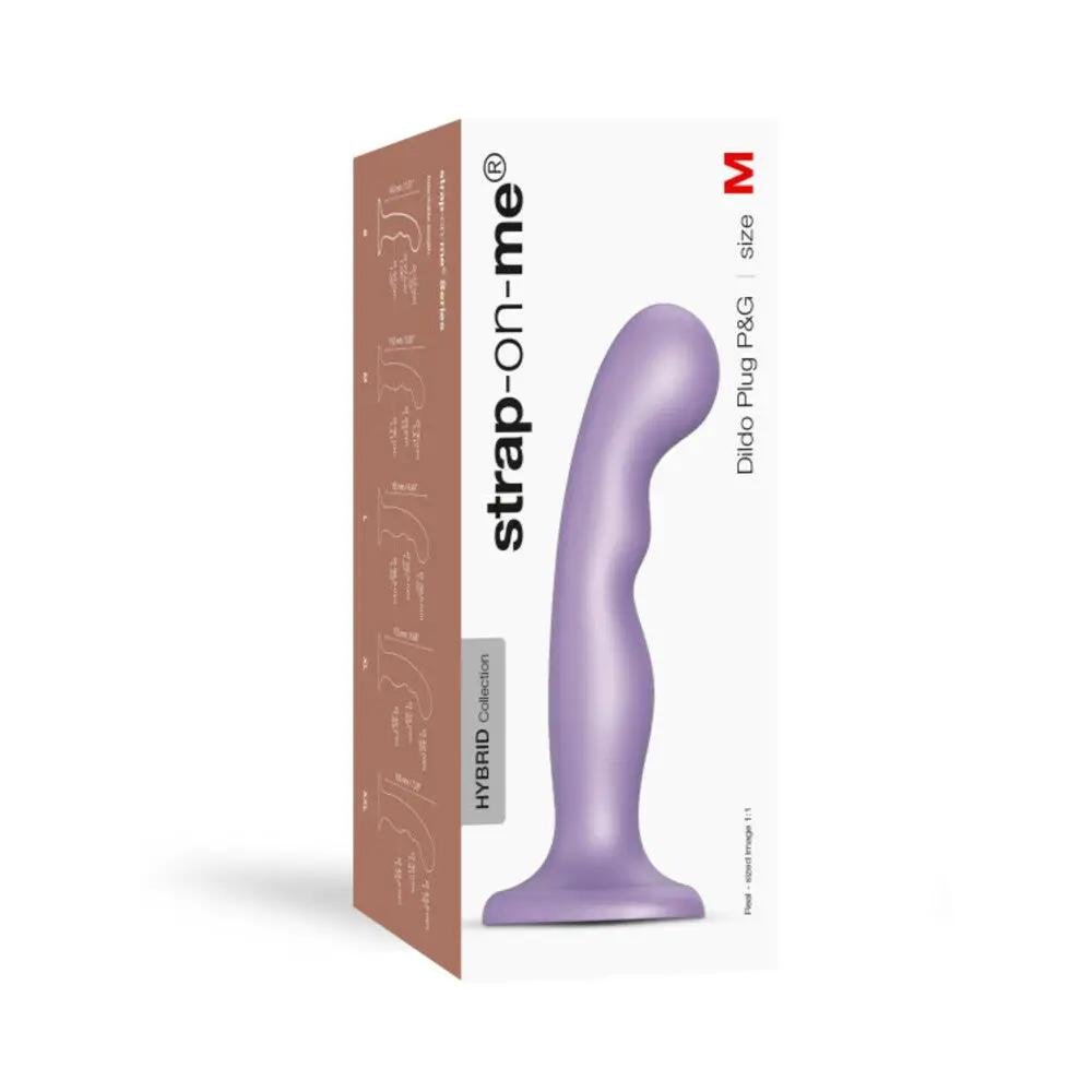 Strap-On-Me Dildo Plug P&G Metallic Lilac Medium by Lovely Planet