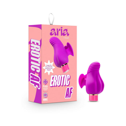 Aria Erotic AF Rechargeable Silicone Mini Vibrator Plum by Blush