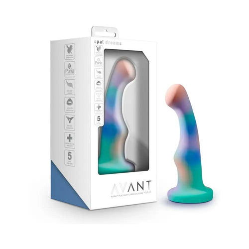 Avant Opal Dreams 6 in. Silicone Dildo Aqua by Blush
