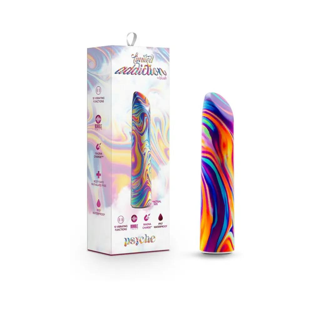 Limited Addiction Psyche Power Vibe Rechargeable Bullet Rainbow by Blush