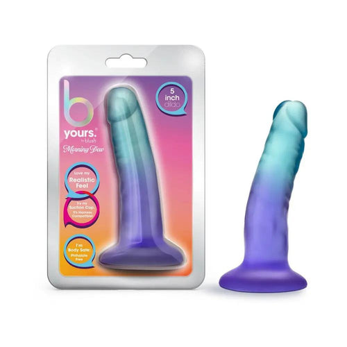 B Yours Morning Dew 5 in. Dildo Sapphire by Blush