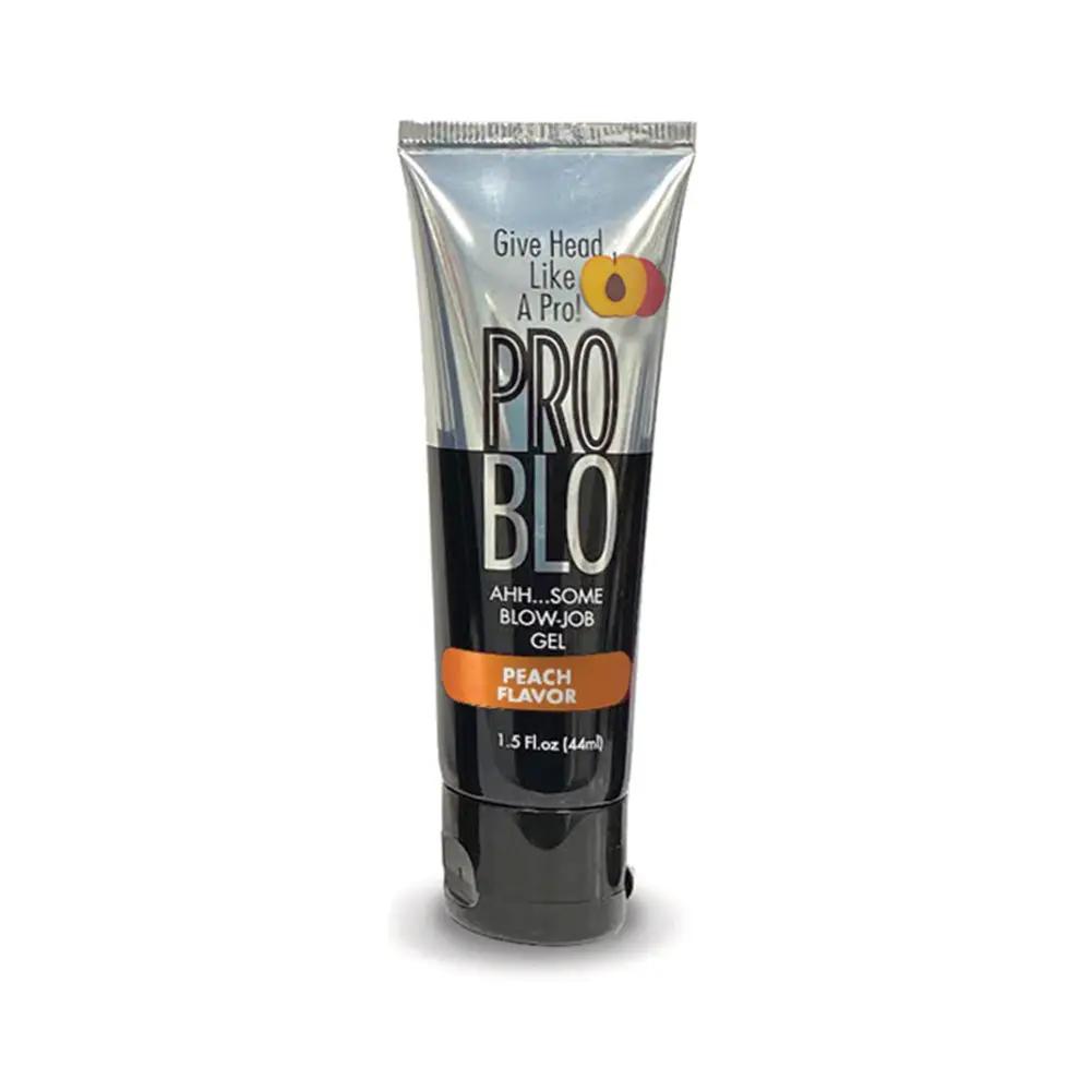 Pro Blo Oral Pleasure Gel Peach by Little Genie