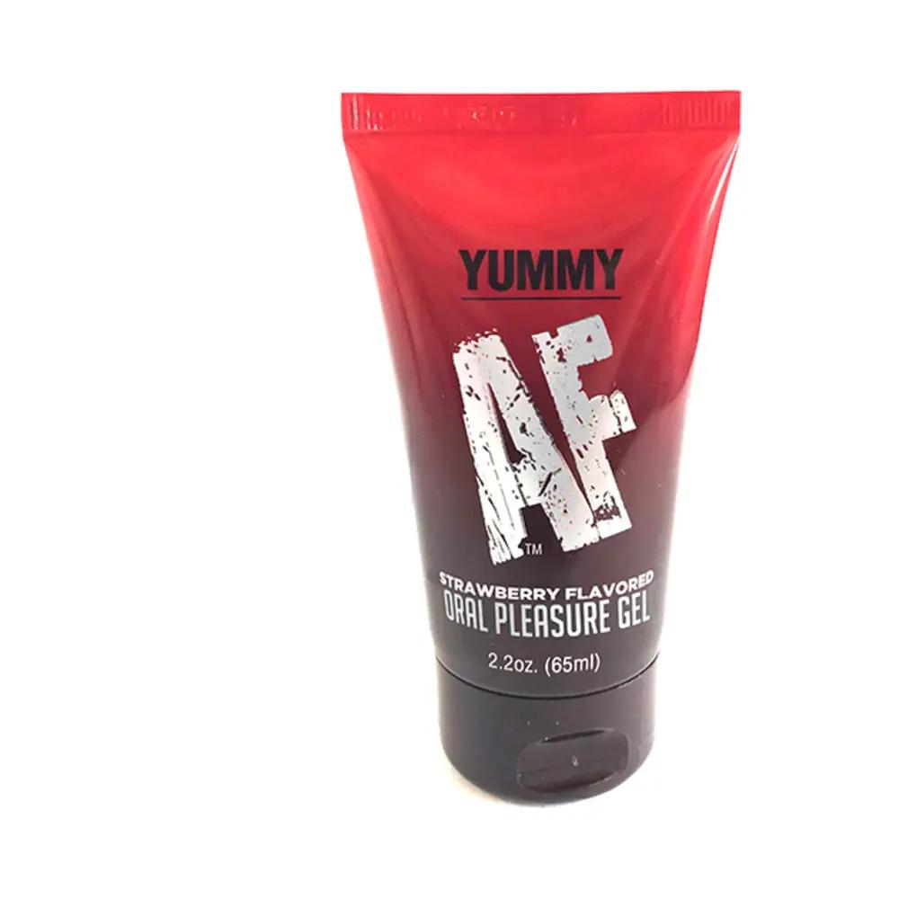 Yummy AF Strawberry Flavored Oral Pleasure Gel 2.2 oz. by Little Genie