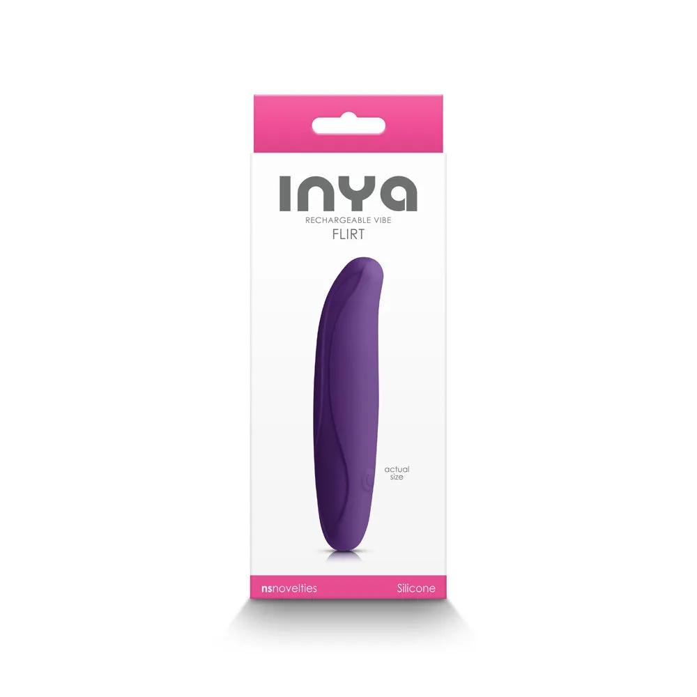 INYA Flirt Rechargeable Vibe Dark Purple by NS Novelties