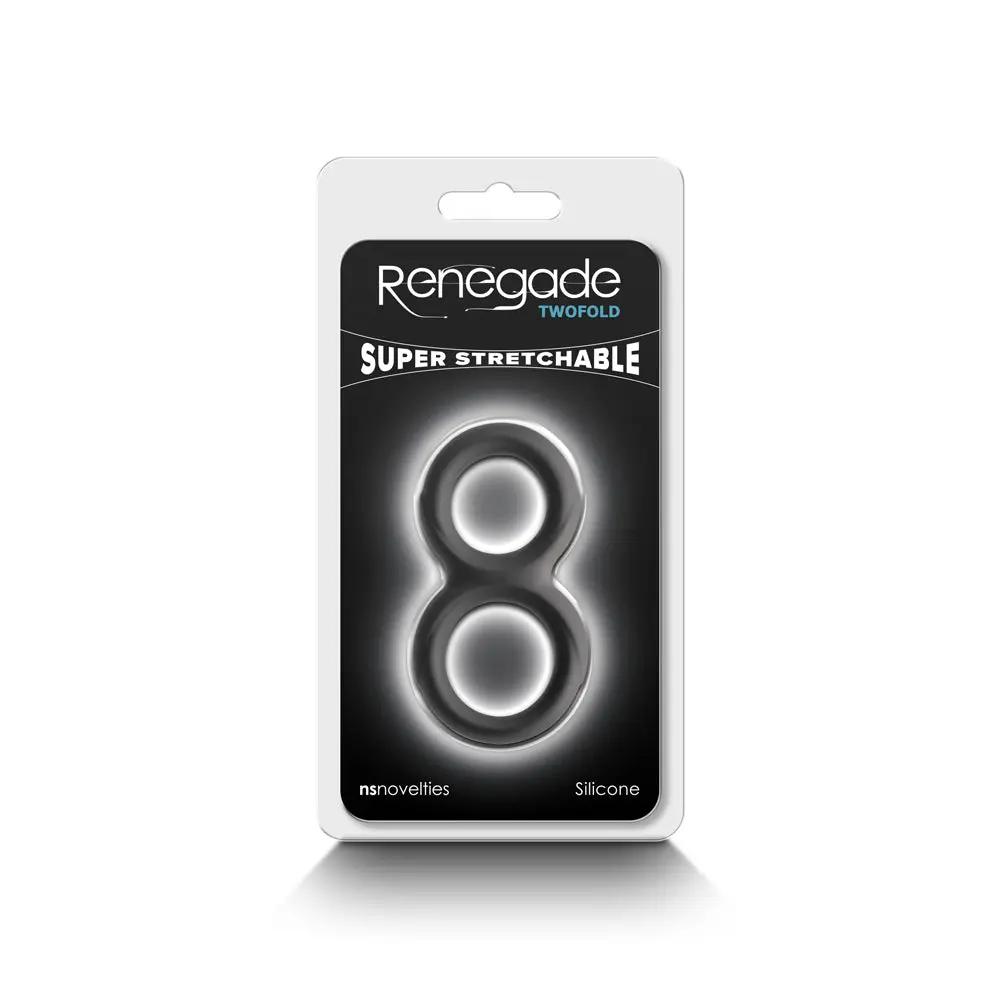 Renegade Twofold Dual Cock Ring by NS Novelties