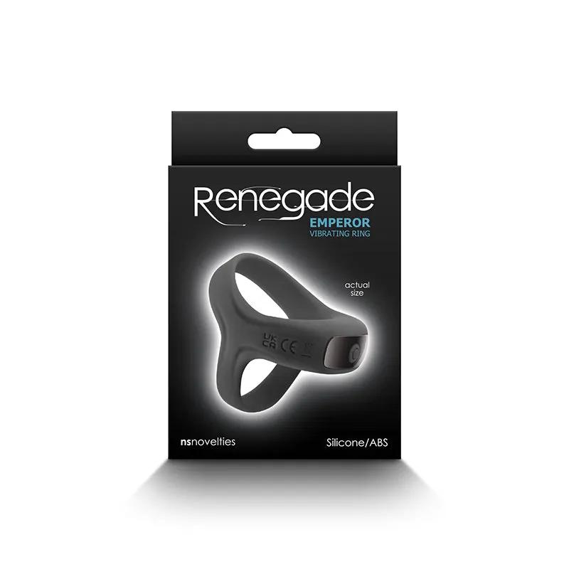 Renegade Emperor Vibrating Ring Black by NS Novelties