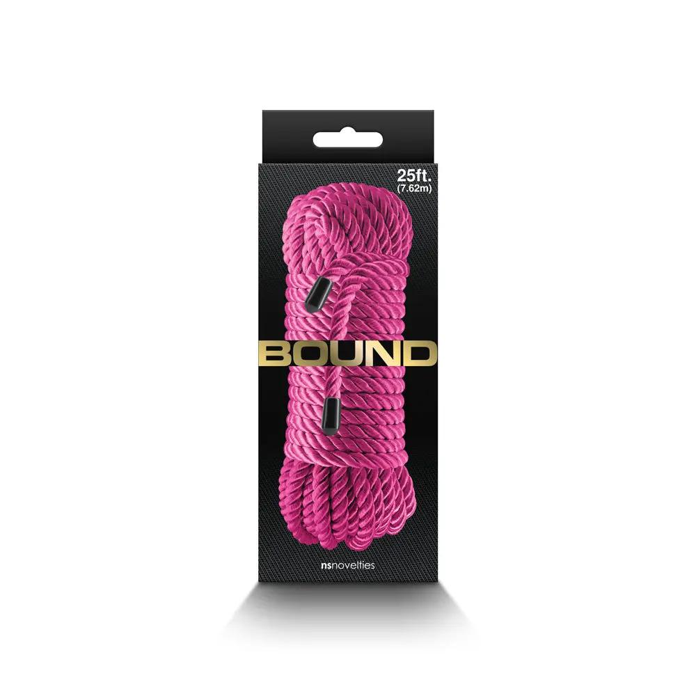 Bound Rope 25 ' Pink by NS Novelties