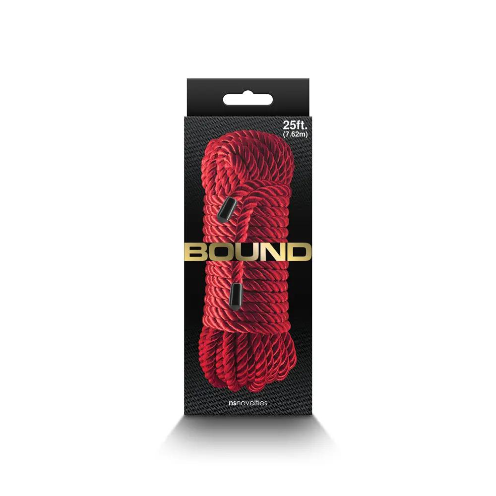 Bound Rope 25 ' Red by NS Novelties