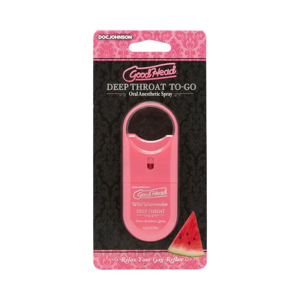 GoodHead Juicy Head Dry Mouth Spray To-Go Watermelon 0.30 oz. by Doc Johnson