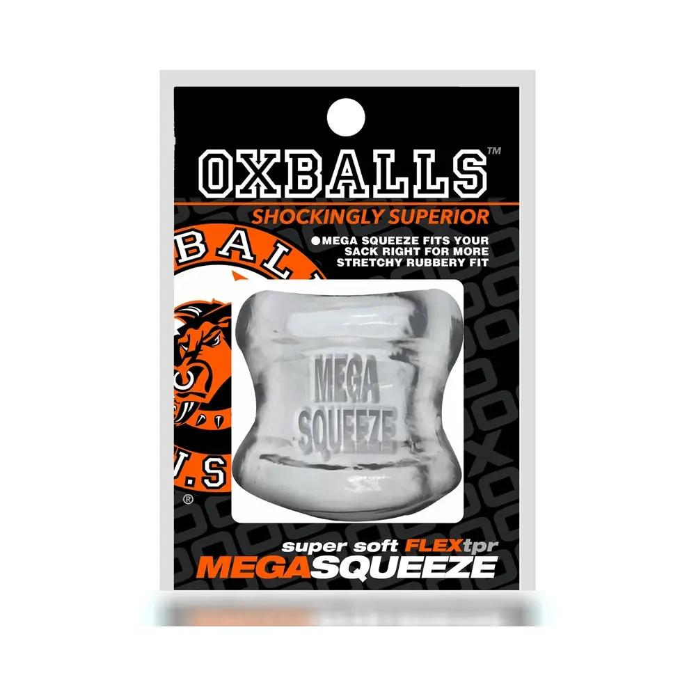 Oxballs Mega Squeeze Ergofit Ballstretcher Clear by Oxballs