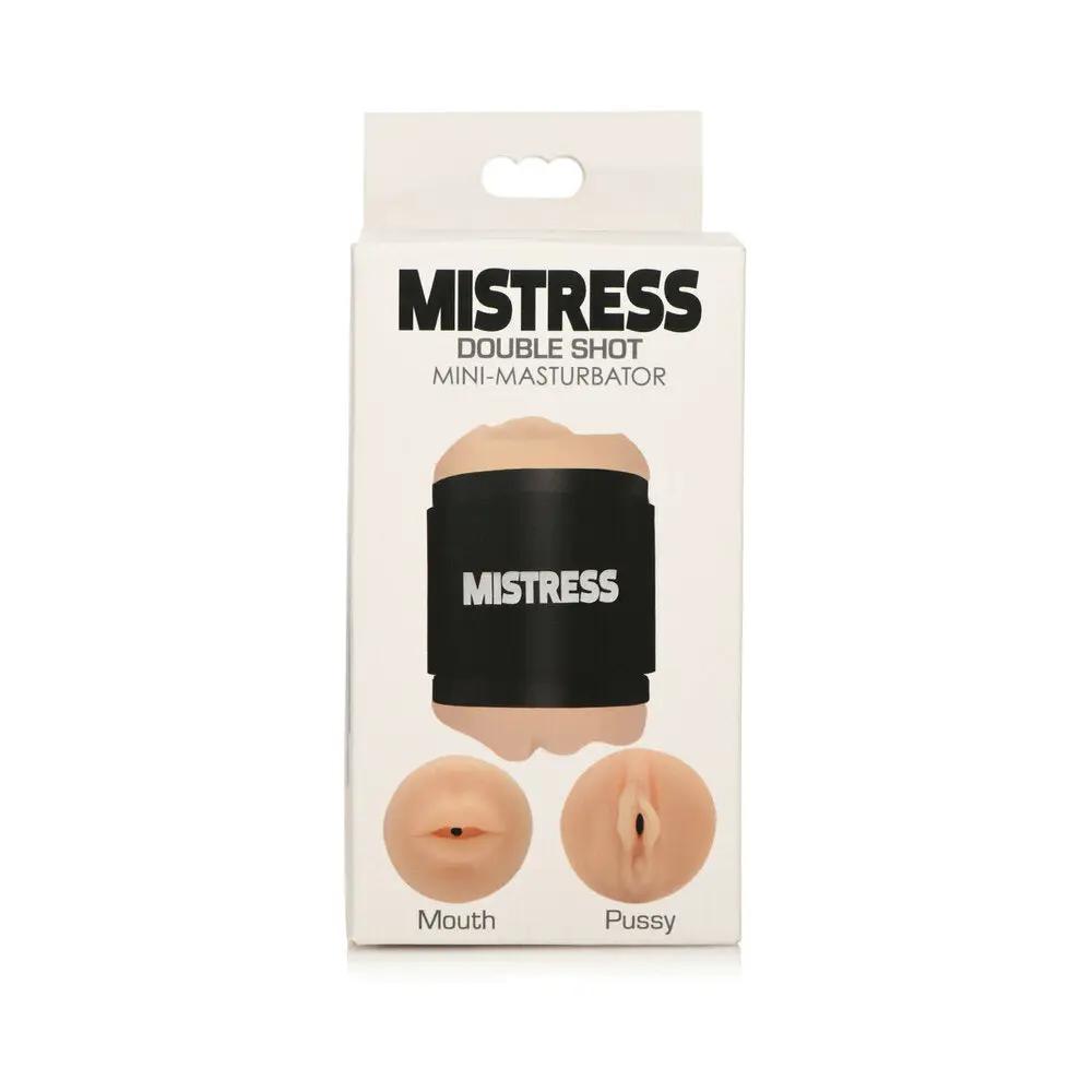 Curve Toys Mistress Double Shot Mini Masturbator Mouth & Pussy Light by Curve Novelties