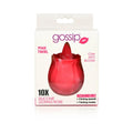Curve Toys Gossip Cum Into Bloom Rechargeable Silicone Licking Rose Pink Twirl by Curve Novelties