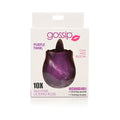 Curve Toys Gossip Cum Into Bloom Rechargeable Silicone Licking Rose Purple Twirl by Curve Novelties