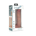 Curve Toys Jock Dual Density 9 in. Silicone Dildo with Balls & Suction Cup Light by Curve Novelties