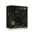 Ouch! Glow in the Dark Bed Bindings Restraint Kit Neon Green by Shots