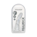 RealRock Crystal Clear Slim 6 in. Dildo Clear by Shots