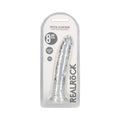RealRock Crystal Clear Slim 8 in. Dildo Clear by Shots