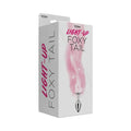 Foxy Tail Light Up Faux Fur Butt Plug With Multicolored Light Pattern Pink by Hott Products