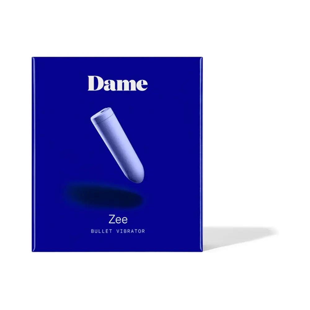 Dame Zee Bullet Vibrator Periwinkle by Dame