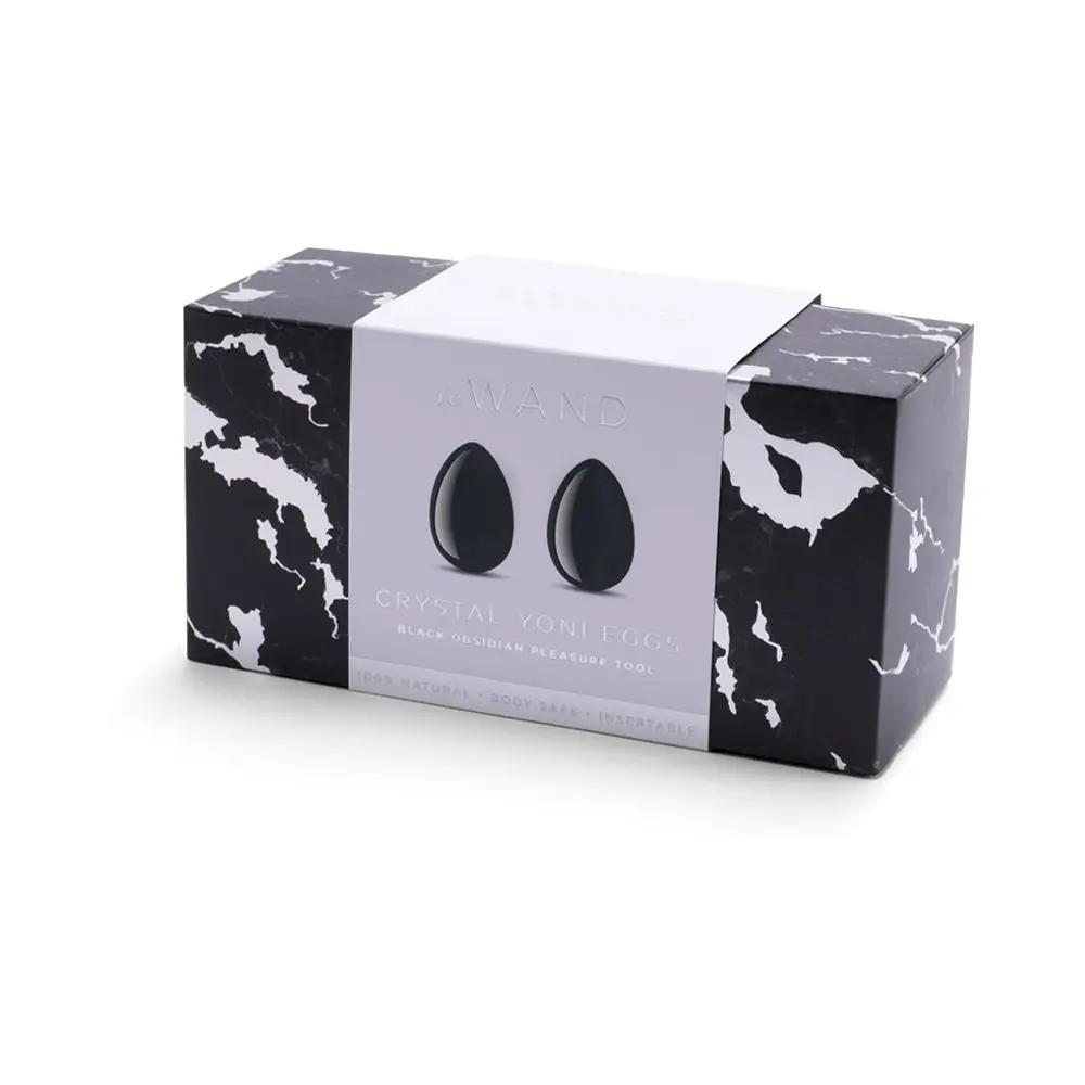 Le Wand Crystal Yoni Eggs Black Obsidian by Le Wand