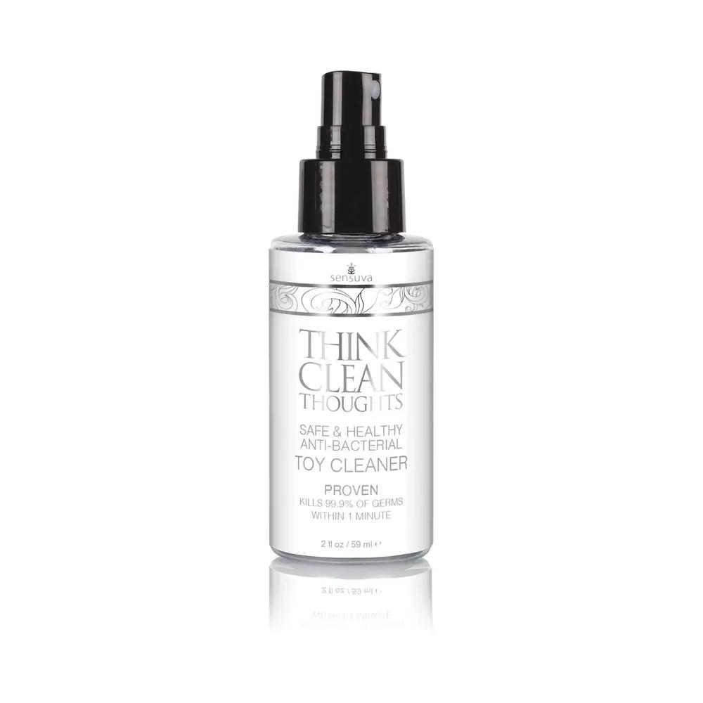 Sensuva Think Clean Thoughts Anti-Bacterial Toy Cleaner 2 oz. by Sensuva