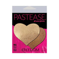 Pastease Love: Liquid Rose Gold Heart Nipple Pasties by Pastease