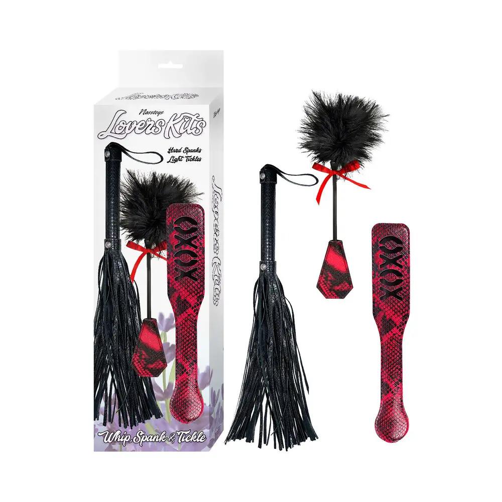 Nasstoys Lovers Kits Whip, Spank & Tickle 3-Piece Set by Nasstoys