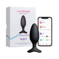 Lovense Hush 2 Bluetooth Remote-Controlled Vibrating Butt Plug Medium 1.75 in. by Lovense