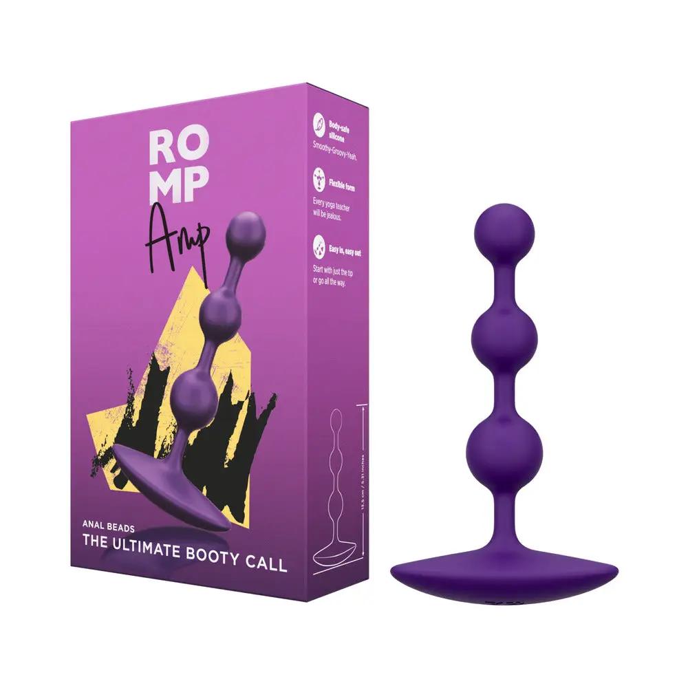 ROMP Amp Silicone Anal Plug Dark Purple by Romp