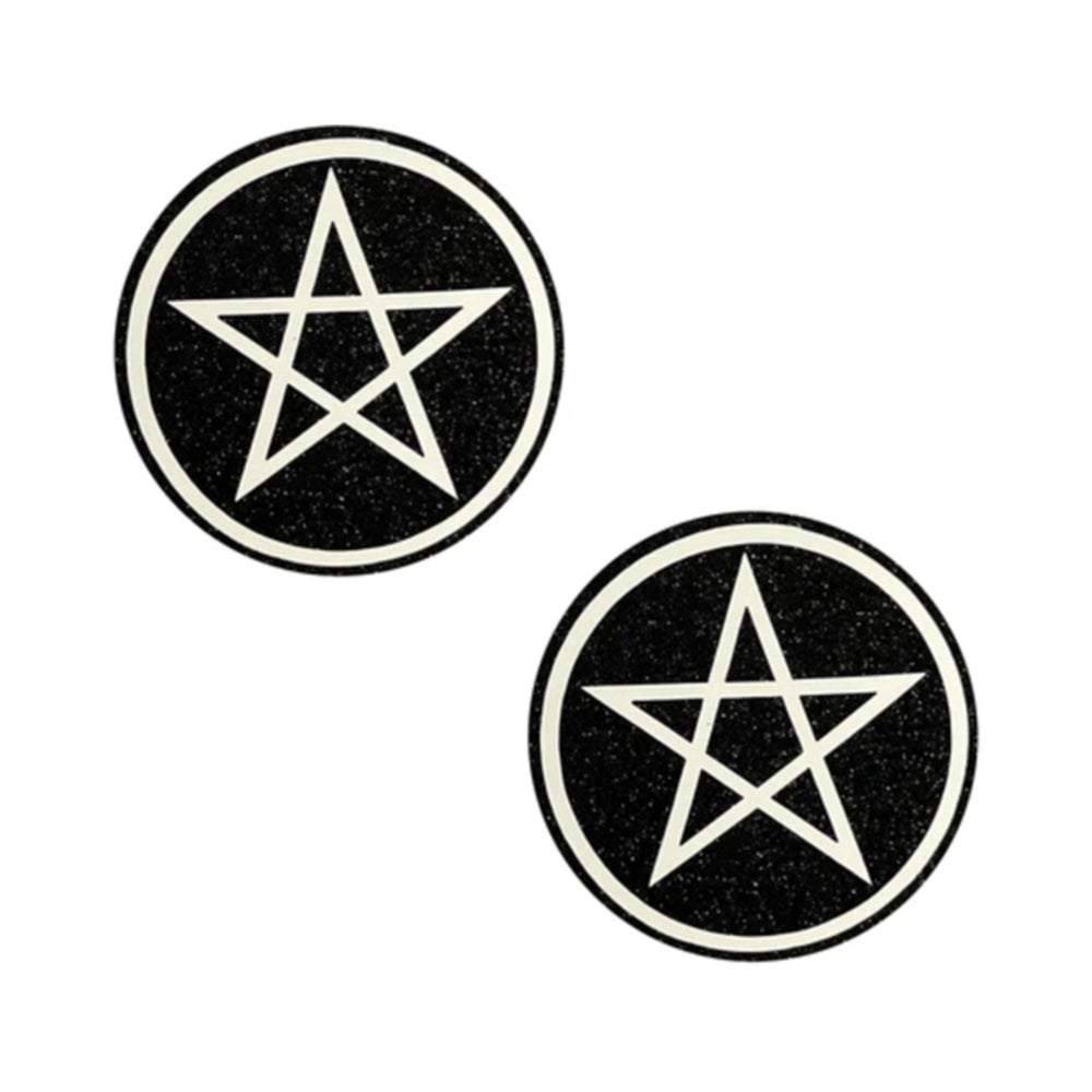 Neva Nude Pasty Wicca Black Glitter by Neva Nude