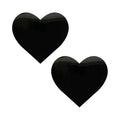 Neva Nude Pasty Black Wet Vinyl Dom Squad Heart by Neva Nude