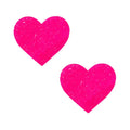 Neva Nude Pasty Super Sparkle Watermelly Pink Blacklight Glitter I Heart U by Neva Nude