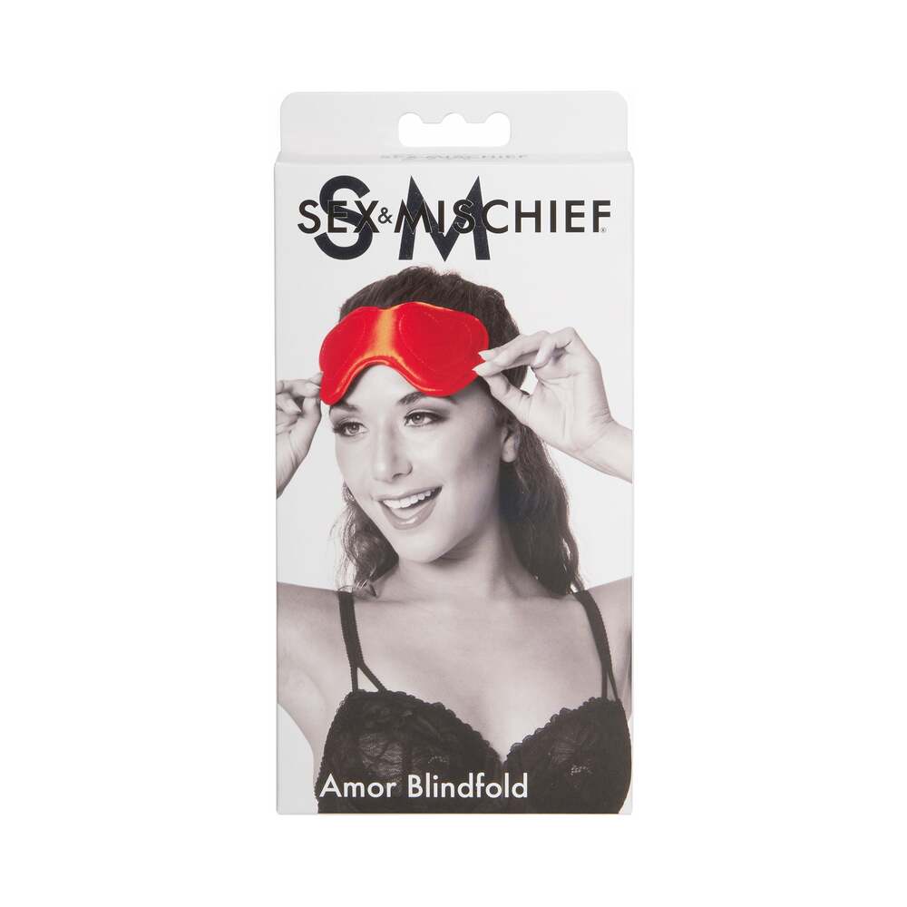 Sportsheets Sex & Mischief Amor Blindfold Red by Sportsheets