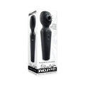 Evolved Rainbow Sucker Light-Up Rechargeable Dual-Function Silicone Suction Wand Vibrator Black by Evolved