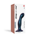 Strap-On-Me Dildo Plug Snaky Metallic Blue Medium by Lovely Planet