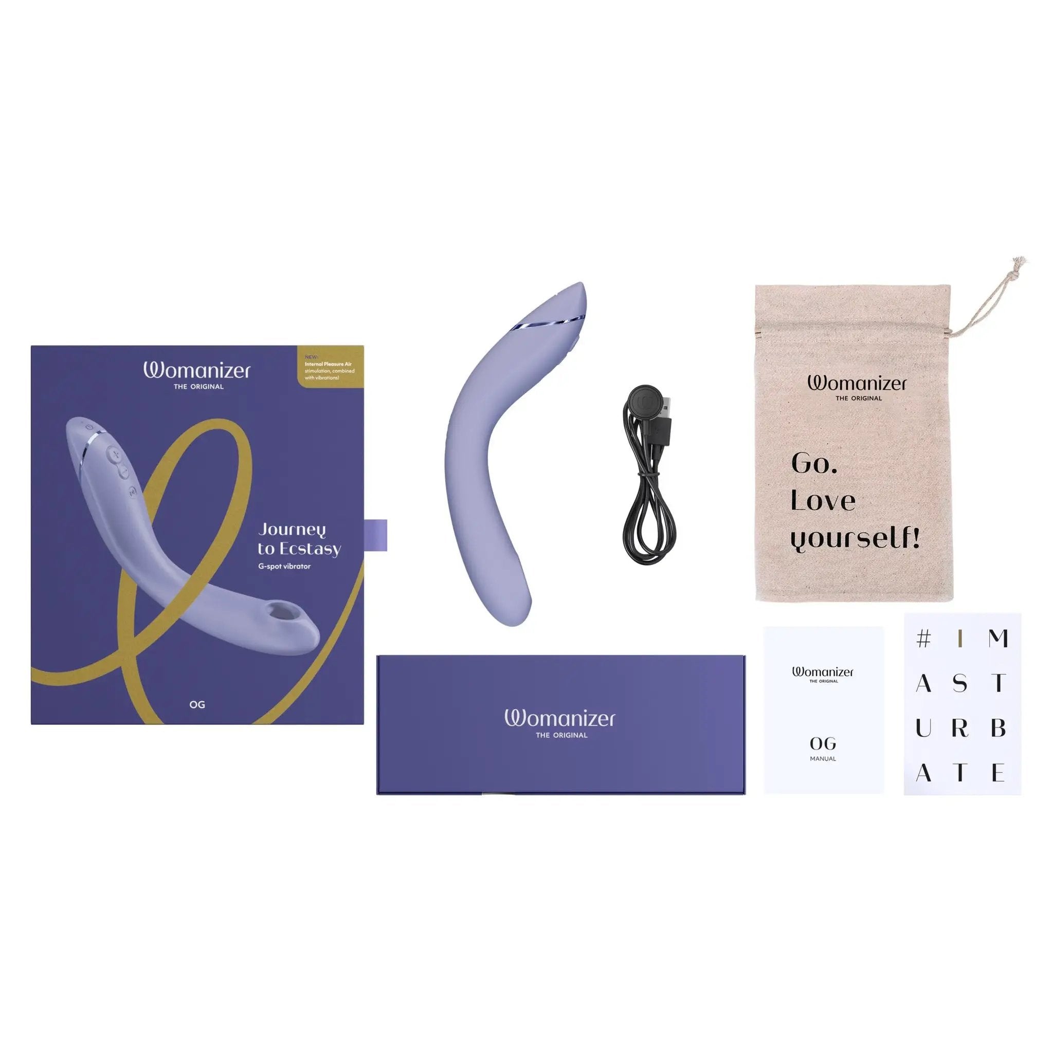 Womanizer OG Rechargeable G-Spot Pleasure Air Stimulator Lilac by Womanizer