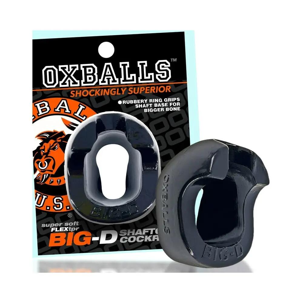 Oxballs Big-D Shaft Grip Cockring Black by Oxballs