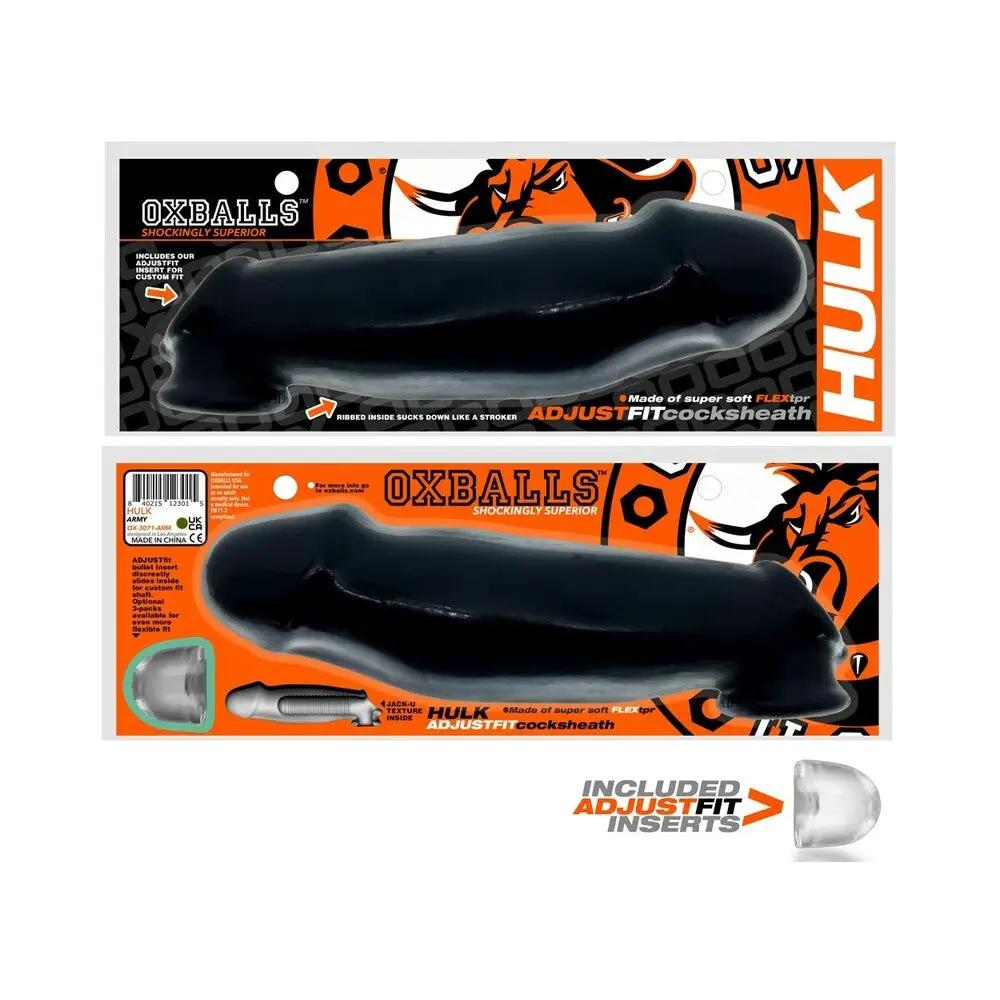 Oxballs Hulk Gargantic Cocksheath Black by Oxballs