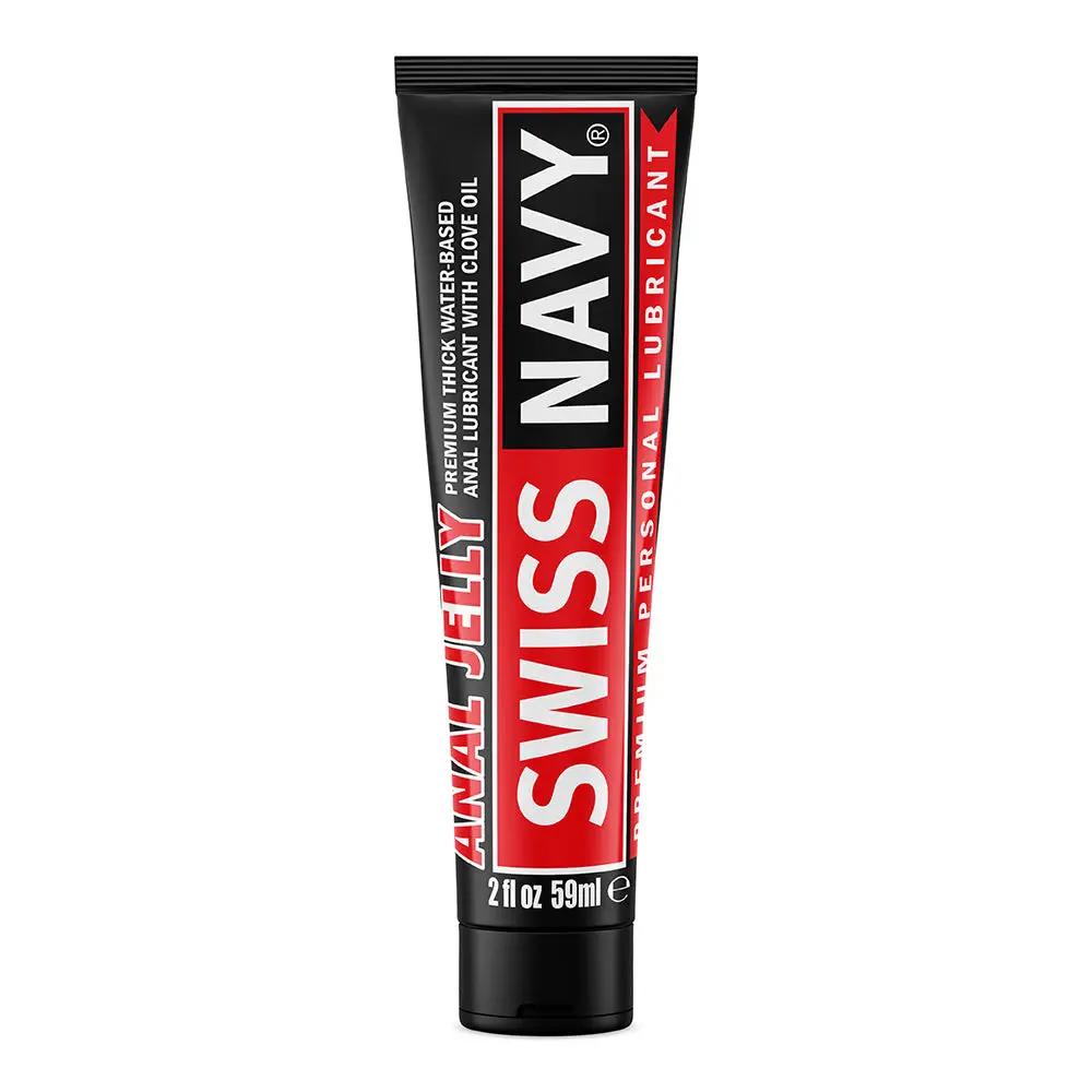 Swiss Navy Anal Jelly Premium Water Based Lubricant with Clove Oil 2 oz. by Swiss Navy