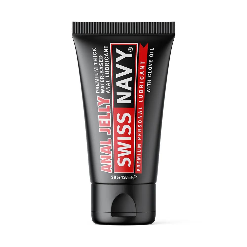 Swiss Navy Anal Jelly Premium Water Based Lubricant with Clove Oil 5 oz. by Swiss Navy