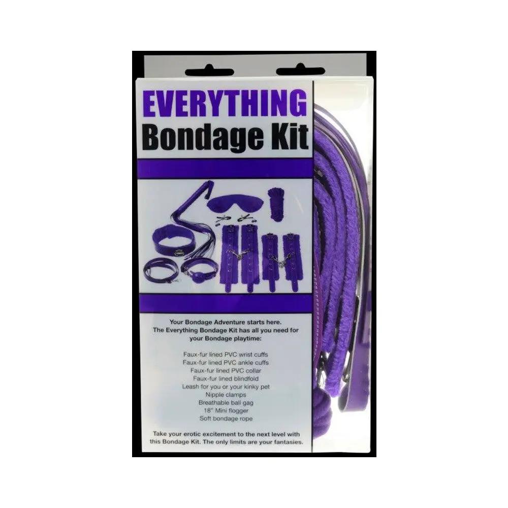 Ple'sur 12-Piece Everything Bondage Kit Purple by Ple'sur