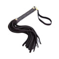 Ple'sur 11 in. Mini Leather Flogger Black by Ple'sur