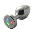 Ple'sur 3-Setting LED Light-Up Metal Anal Plug Small by Ple'sur