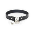 Ple'sur PVC Collar With Heart Lock & Key Black Bag Packaging by Ple'sur