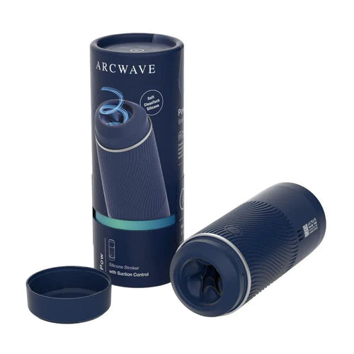 Arcwave Pow Silicone Stroker with Suction Control Blue by Arcwave