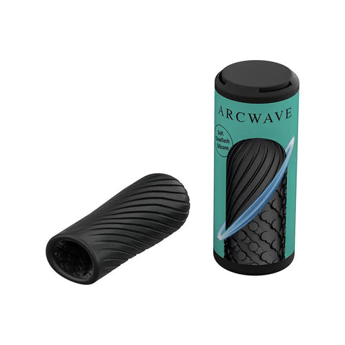Arcwave Ghost Reversible Silicone Stroker Black by Arcwave