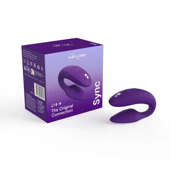 We-Vibe Sync 2 Rechargeable Silicone Couples Vibrator Purple by We-Vibe